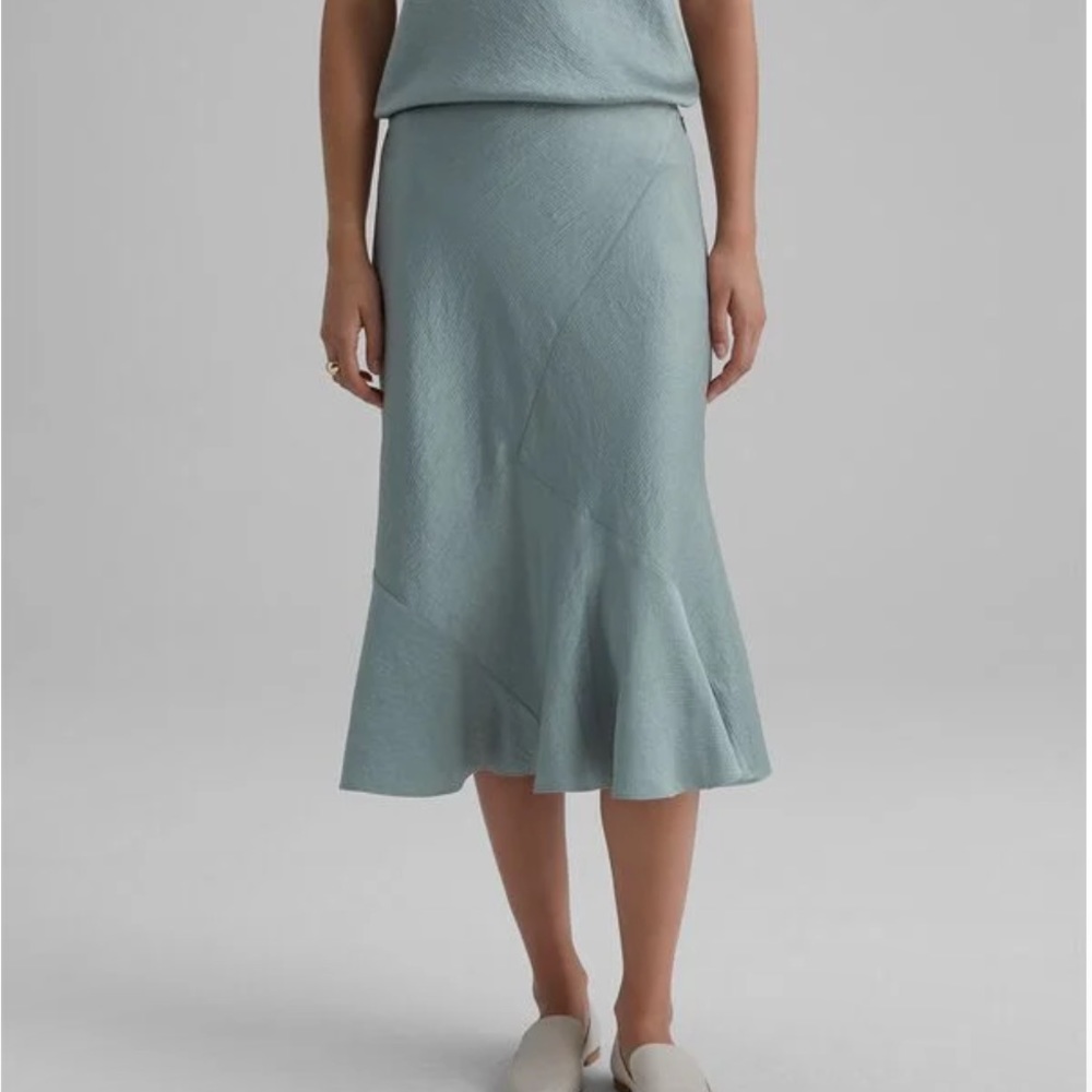 Club Monaco - Textured slip skirt - Willow - size 4